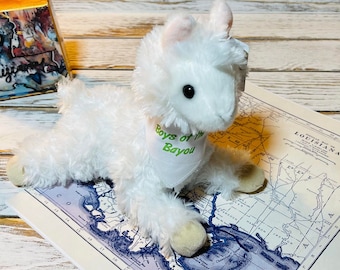 Boys of the Bayou Gone Wild stuffed alpaca