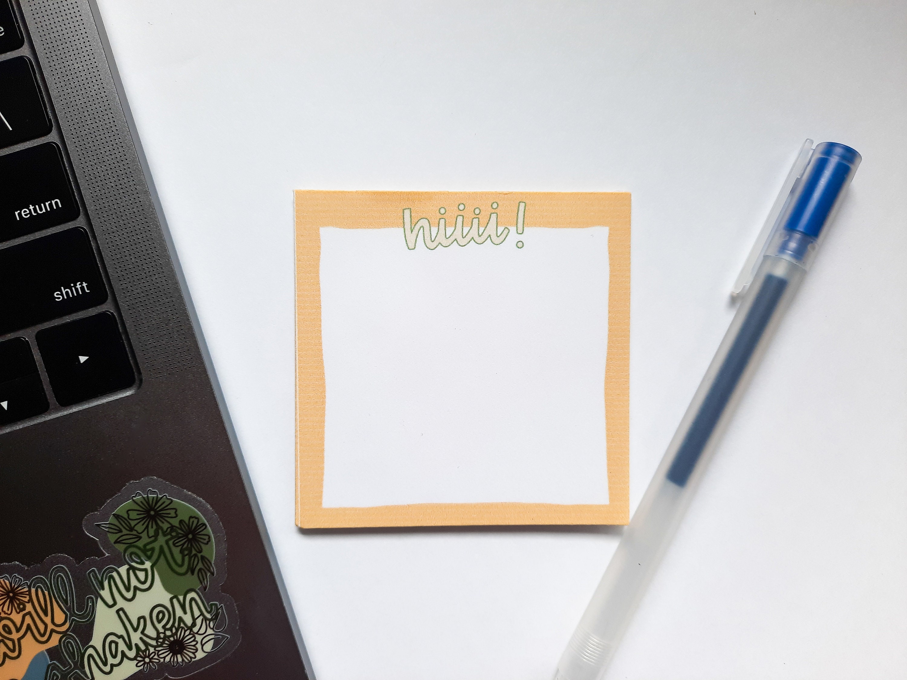 Handmade MadetoOrder Memo Pad Cute Aesthetic & Colourful Etsy