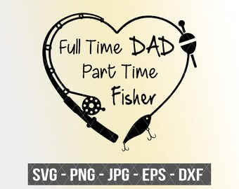 Download Fishing Pole Heart Etsy