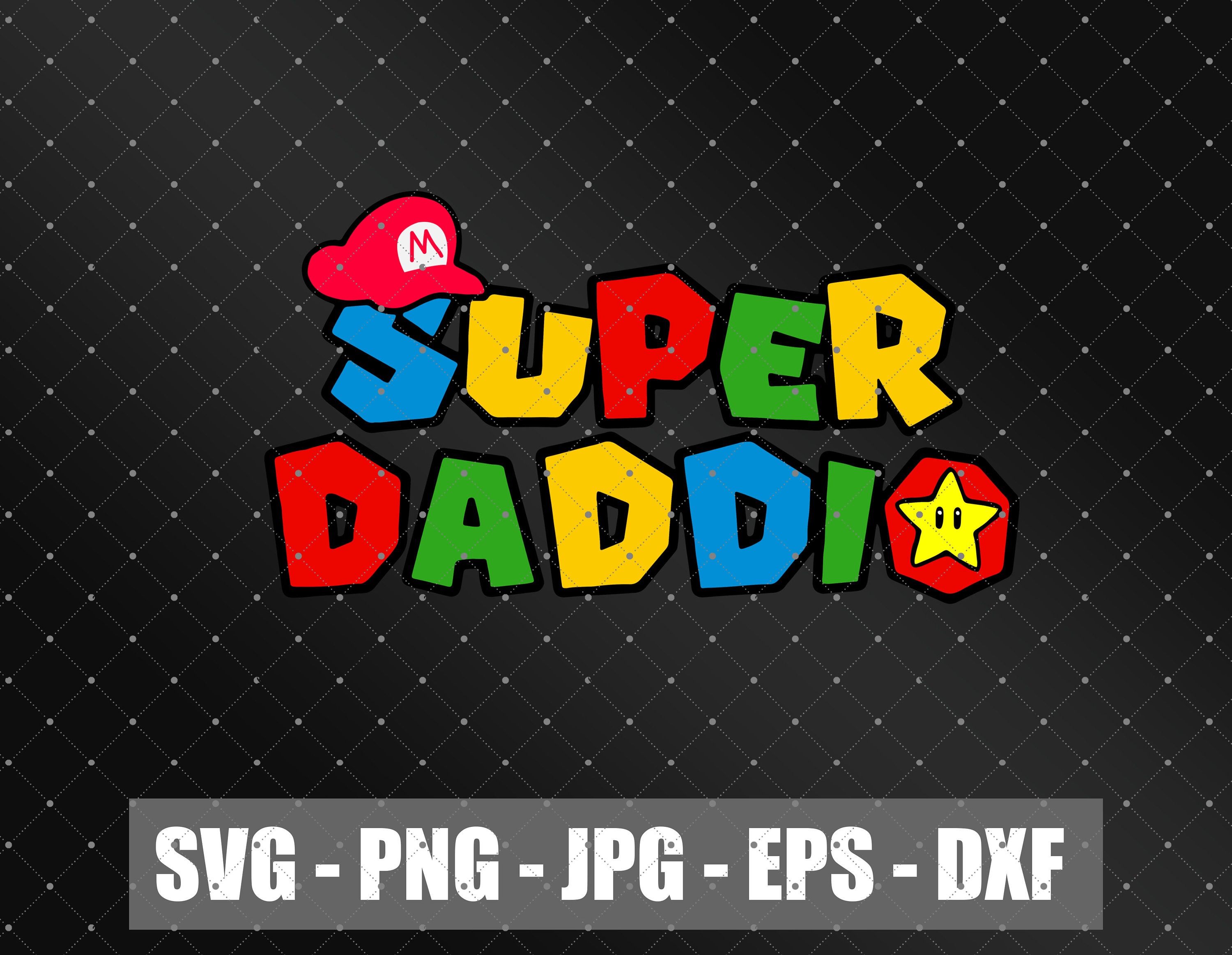 Funny Dad Svg Super Daddio Svg Funny Dad Svg Father's | Etsy