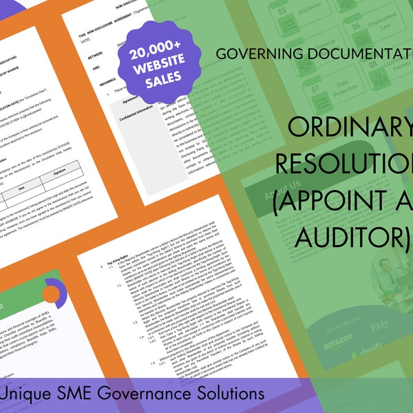 Ordinary Resolution (Appoint an Auditor)