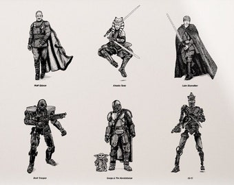 Poster StarWars La Collezione Mandaloriana