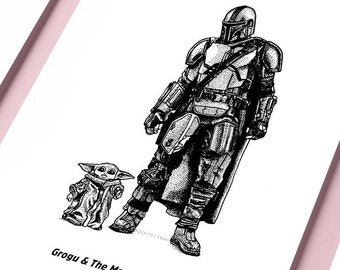 LA COLLEZIONE MANDALORIAN - A5 ispirata alla saga di StarWars