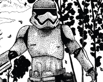 Poster illustrativo della saga di STORMTROOPER Star Wars