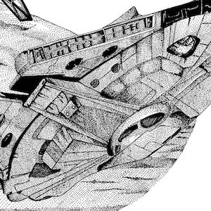 Affisch Star Wars Millennium Falcon