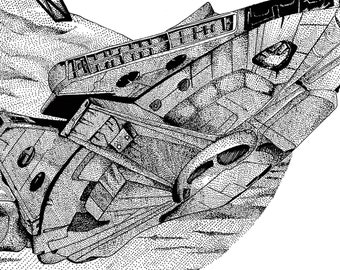 Manifesto di Star Wars Millennium Falcon