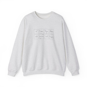 Heartstopper Season 2 Episode Titles Crewneck Sweatshirt, Unisex Jumper, Pullover, Sweater, Top, Clothing