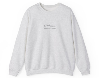Heartstopper Issac Zitat Sweatshirt, Unisex Pullover mit Rundhalsausschnitt - Geschenk für Buchliebhaber, Gemütliche Winterkleidung, Literaturkleidung, TV Zitat