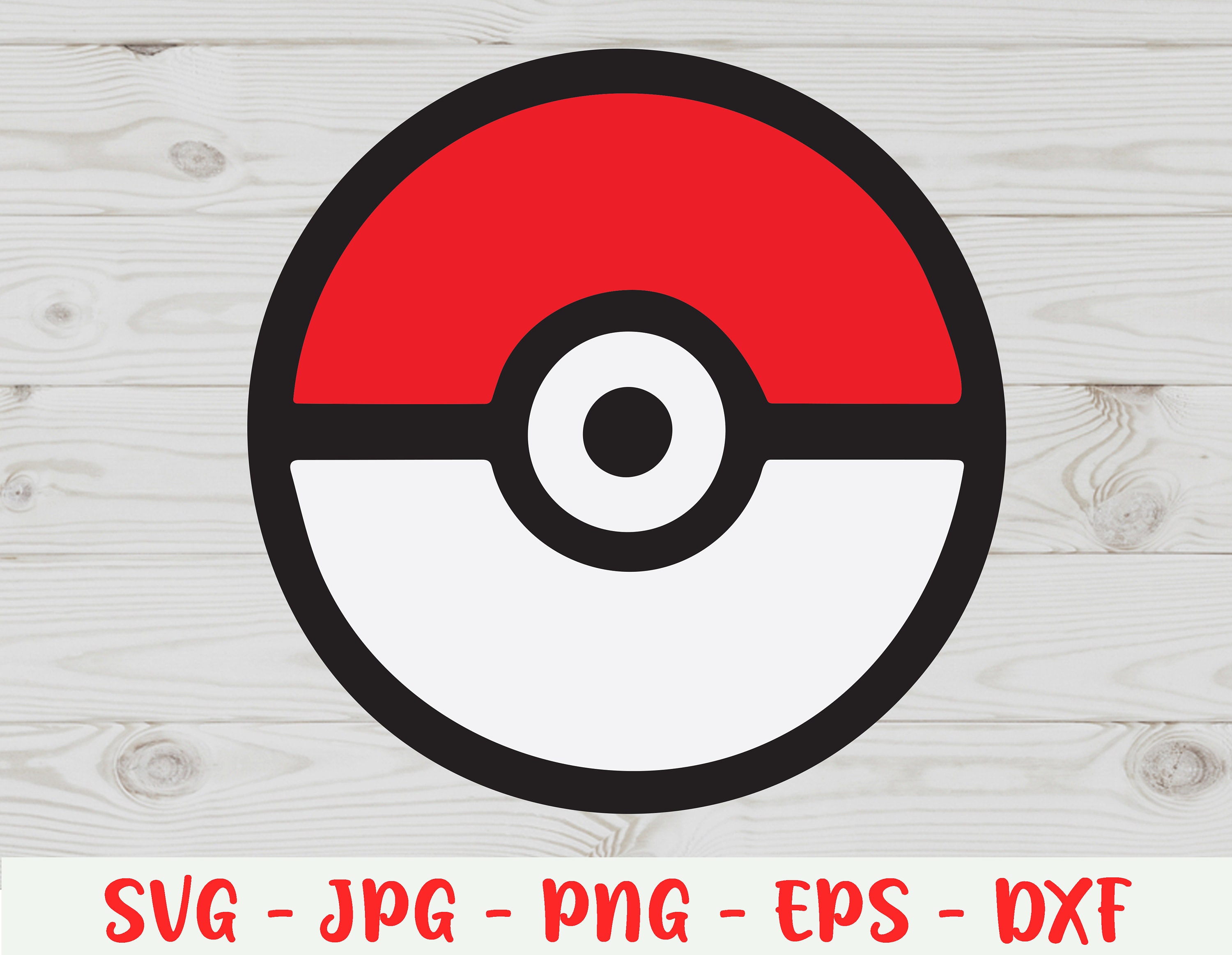 Pokeball SVG Pokemon SVG Pokemon Cricut File Pokemon Cut | Etsy