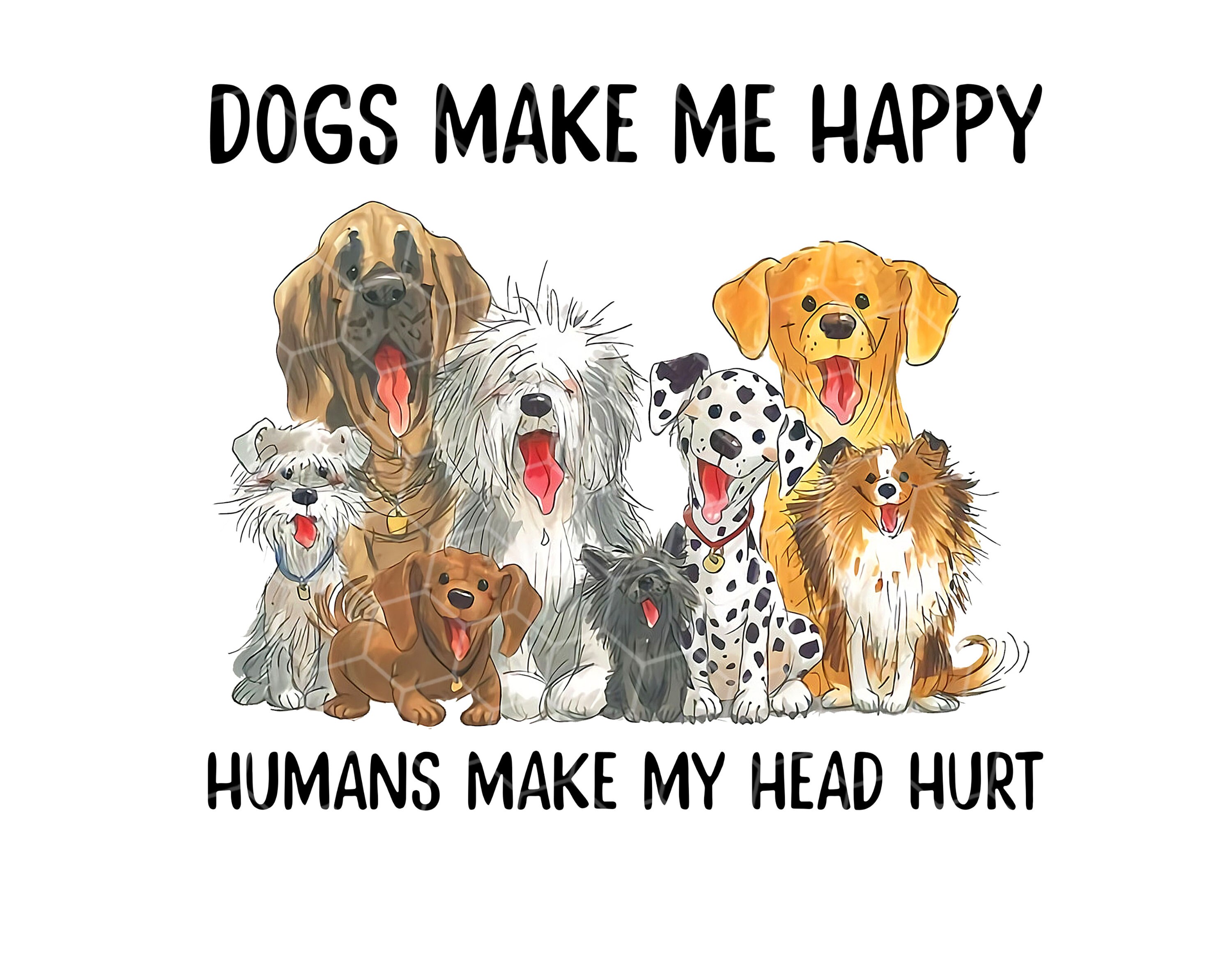 Hunde machen mich glücklich Liebe Hunde Glück Mensch Etsy