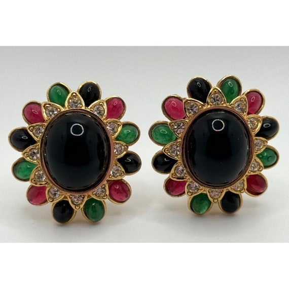 Vintage Ciner Jewels of India Multi Color Moghul … - image 1