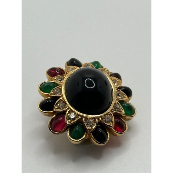 Vintage Ciner Jewels of India Multi Color Moghul … - image 9