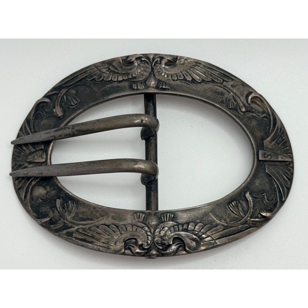 Antique Unger Bros Art Nouveau Bird Sterling Silver Belt Buckle - Etsy