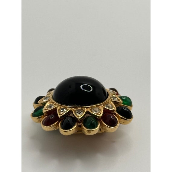 Vintage Ciner Jewels of India Multi Color Moghul … - image 6