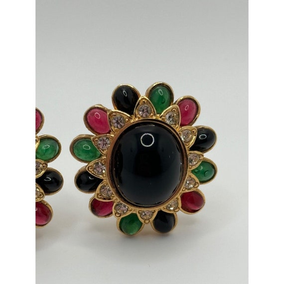 Vintage Ciner Jewels of India Multi Color Moghul … - image 3