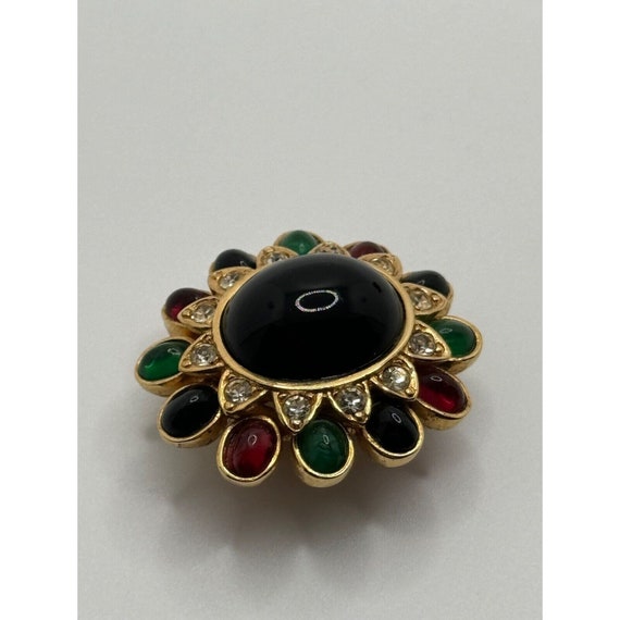 Vintage Ciner Jewels of India Multi Color Moghul … - image 8