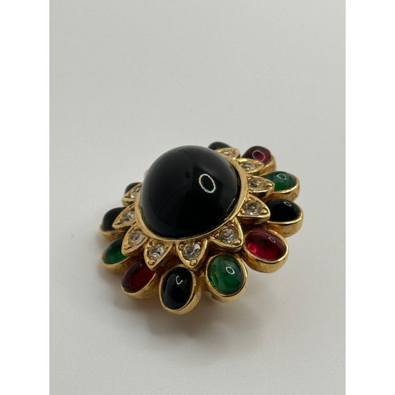 Vintage Ciner Jewels of India Multi Color Moghul … - image 7