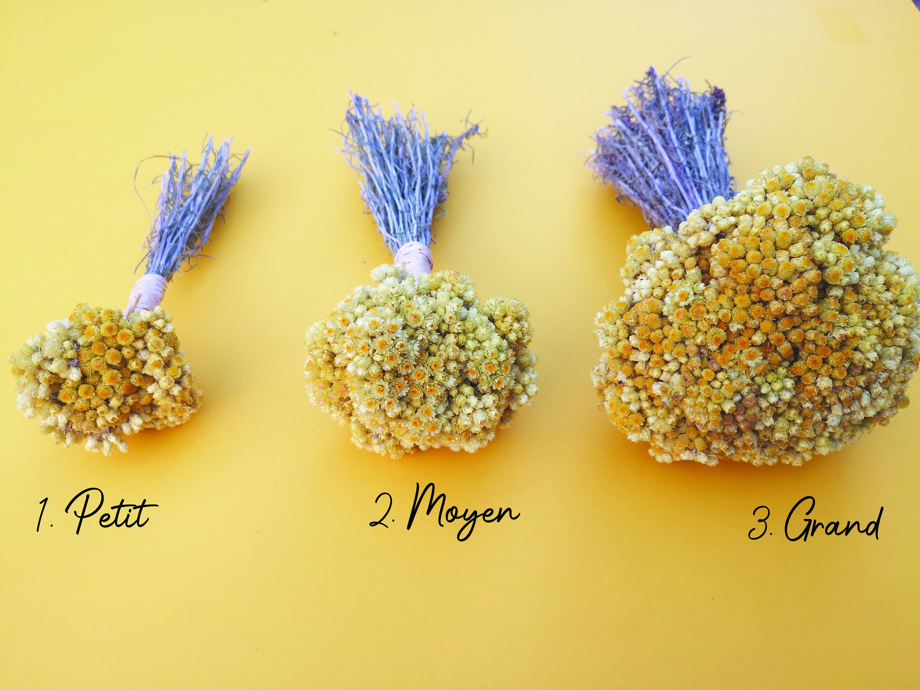 Bouquet Fleur Immortelle Séchée Mariage Naturelle Champetre Boheme Fleurs Sauvages Demoiselle Honneu