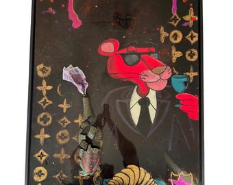 Breakfast of Champions | Original Dom Perignon Luxury Pop Art | Mixed Media | One of one