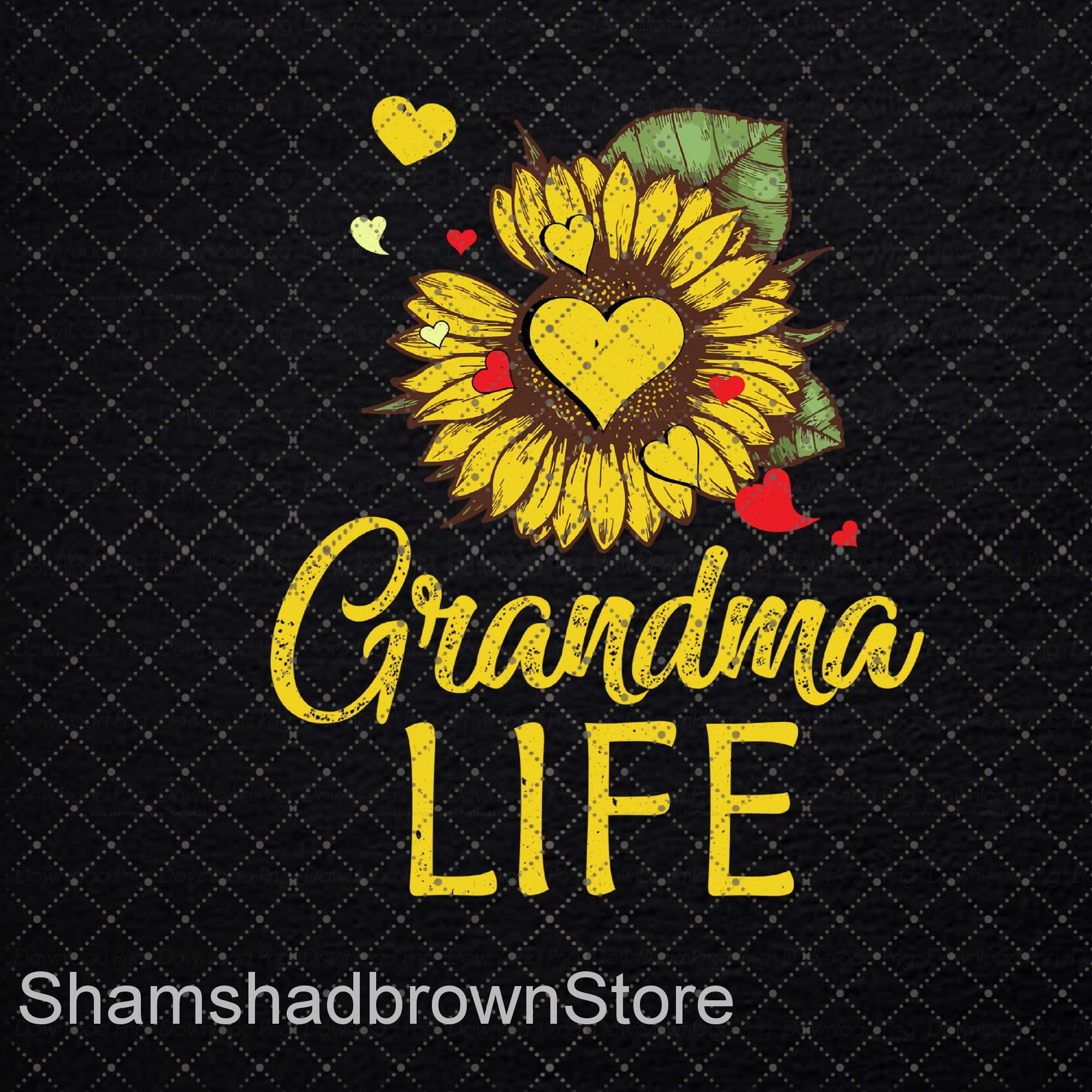 Download Grandma Life Sunflower SVG Mothers day gift Family Gift | Etsy