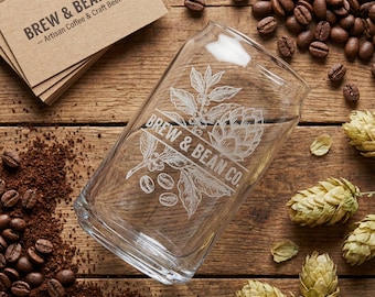 Bulk Custom Beer Can Glass with Logo