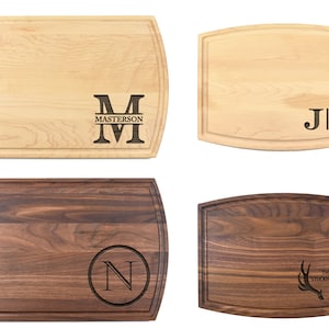 Engraved Cutting Board , Office Gift , Maple Walnut Chopping Board , Men&#39;s Gift Idea, Personalized Board,  Corporate Gift, Gift For Dad
