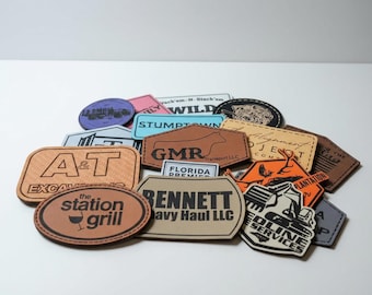 Custom Logo Patch for Business, Iron On Company Logo Patches