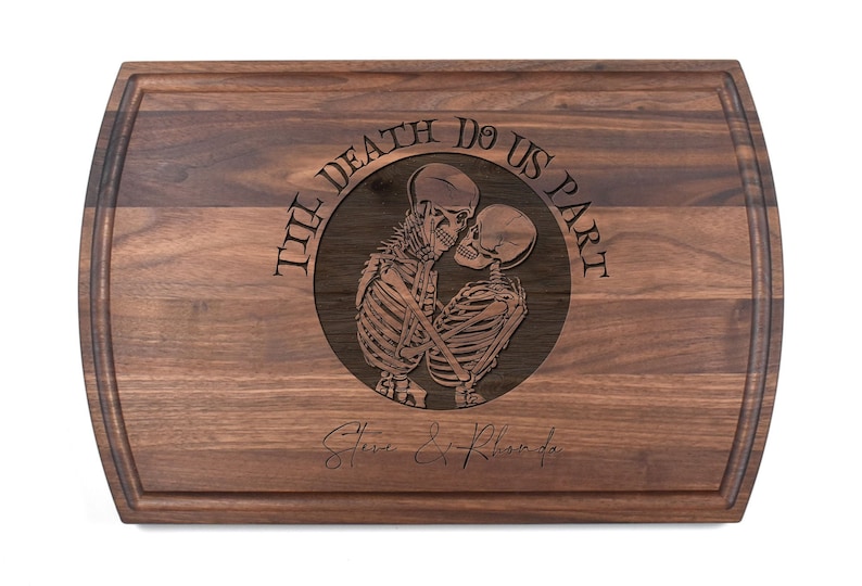 Personalized Cutting Board | Till Death Do Us Part