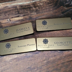 Personalized name tags deals