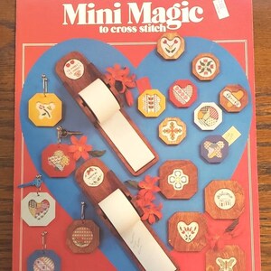 Vintage Cross Stitch Pattern Book – Mini Magic to Cross Stitch by NeedleWorks (1983) – Retro Needlecraft Leaflet - Mini Designs Cross Stitch
