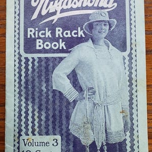 Vintage Rick Rack Pattern Book - 1917 Craft Designs