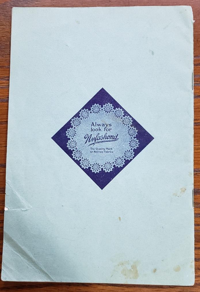 Vintage Rick Rack Pattern Book - 1917 Craft Designs - Etsy