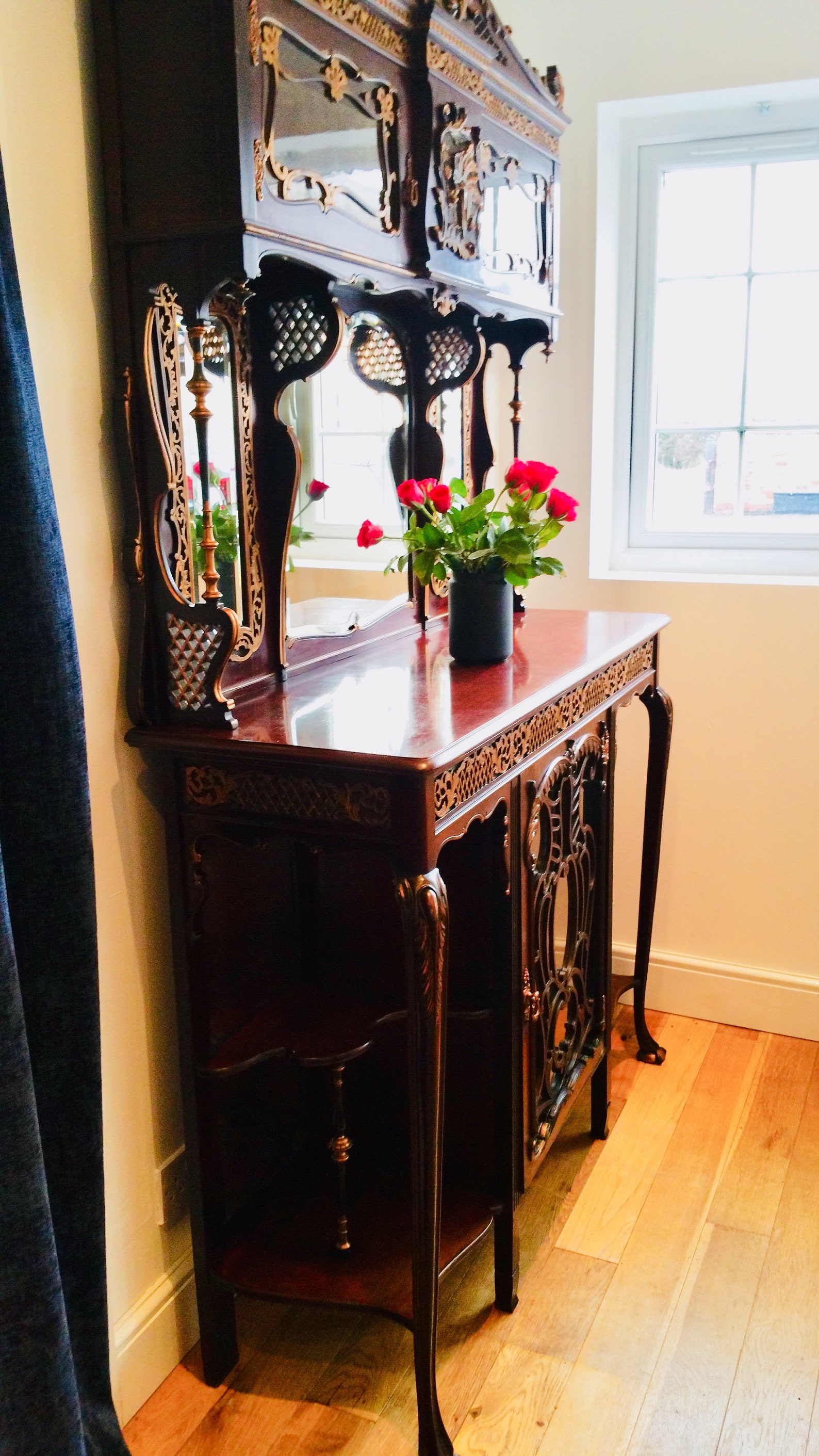 Edwardian Dresser Sideboard Display Cocktail Etsy