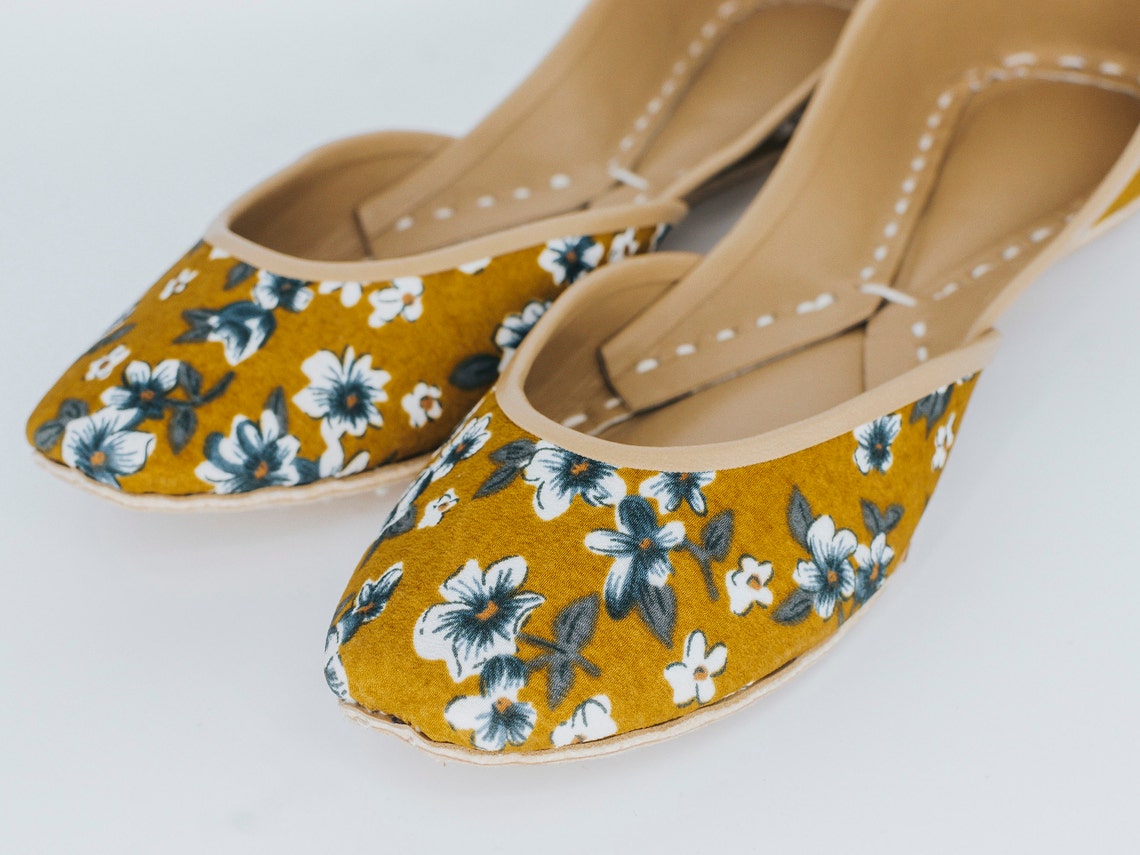 Floral Print Flat Shoes for women Floral Ballet Flats Shoes Etsy