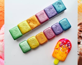 Watercolor - Icecream Lovers Single Quarter pans