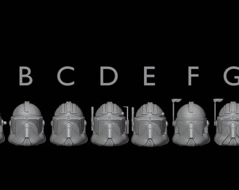 Cascos clon de Barc a escala 1:6
