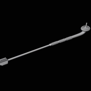 Unpainted Resin Gaffi Stick - Miniature Figure Accessory