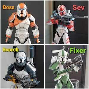 1:12 scale Clone Commando Kit with multiple variations!