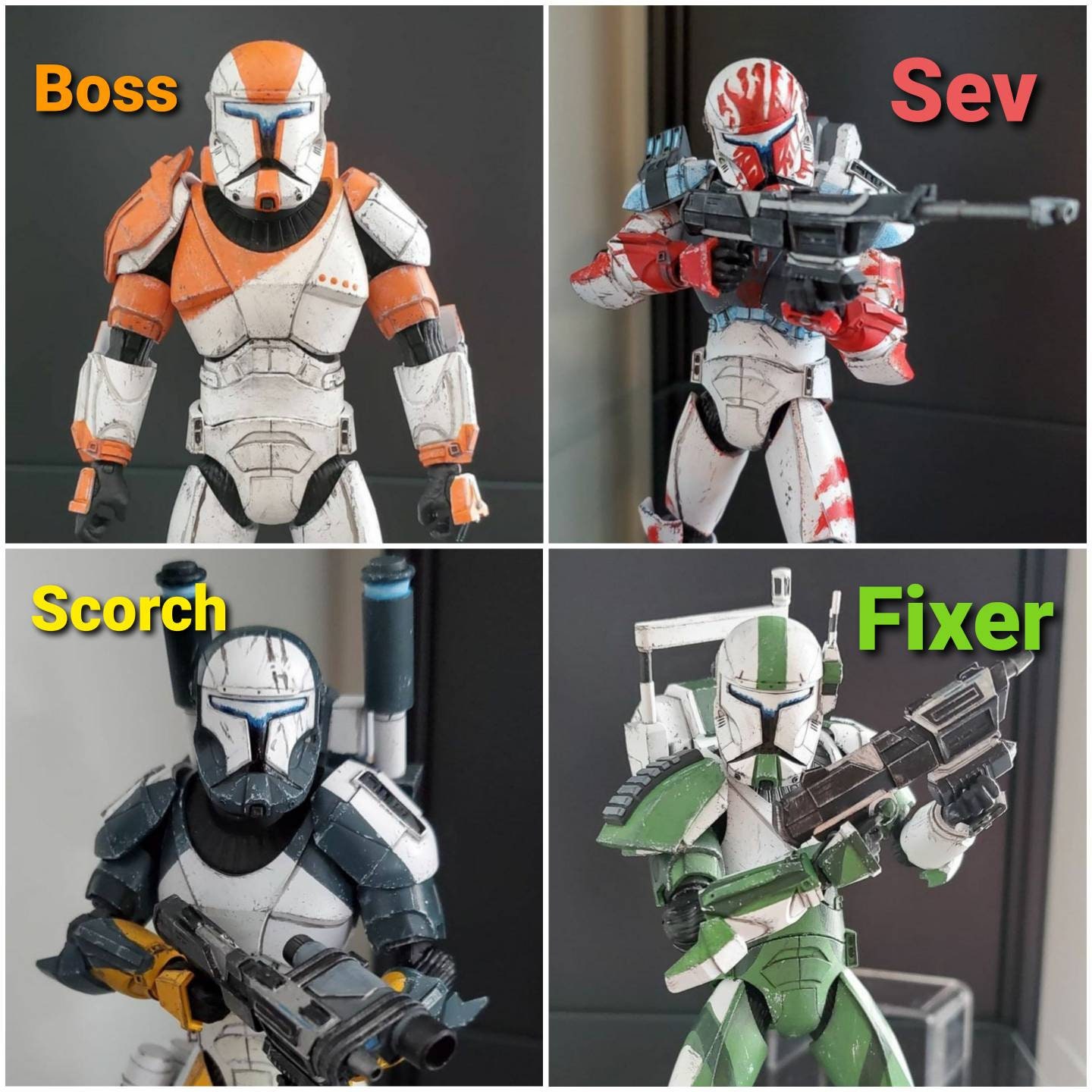 1:12 Scale Clone Commando Kit With Multiple Variations 1:12 Scale Clone Commando Kit With Multiple Variations