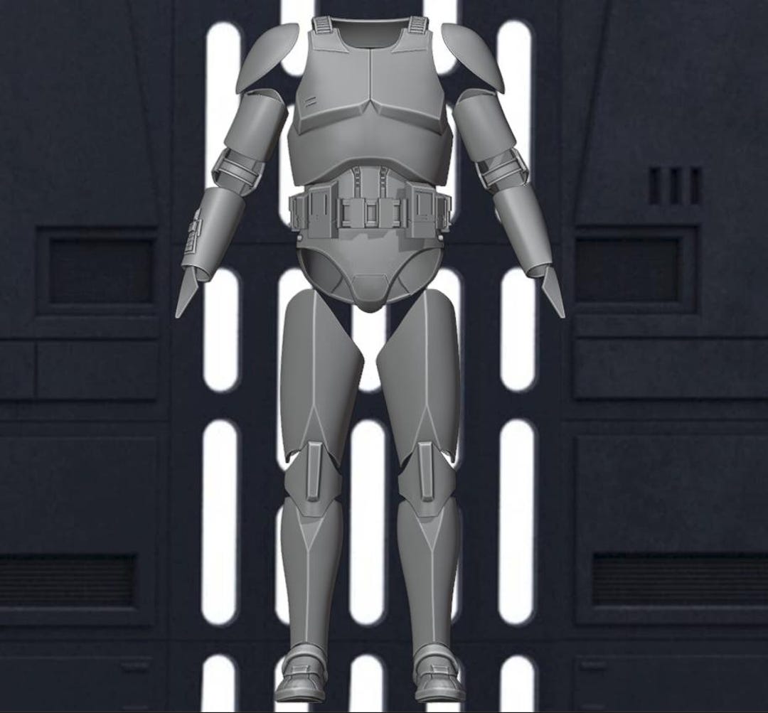 1:6スケール クローントルーパー アーマーキット (説明をお読み