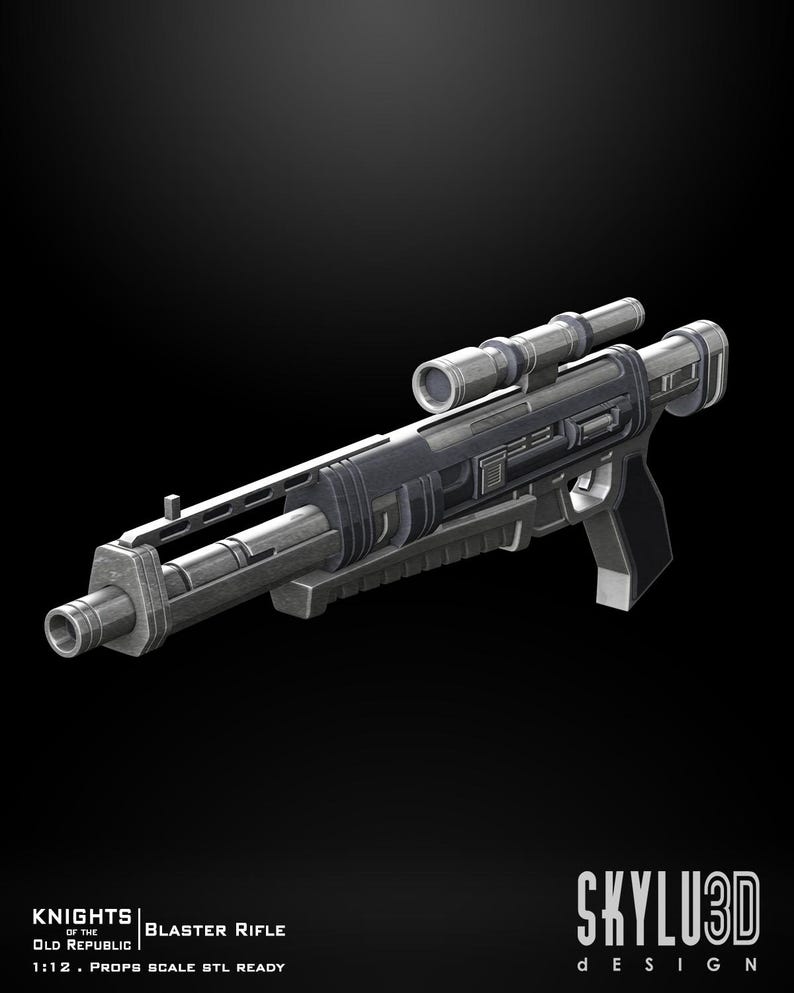 KOTOR Blaster Rifle Etsy