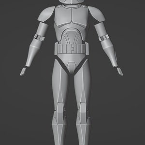 Animated Phase 1 & Phase 2 clone troopers for black series