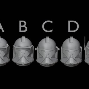 Phase 1 Black series Clone Trooper helmets