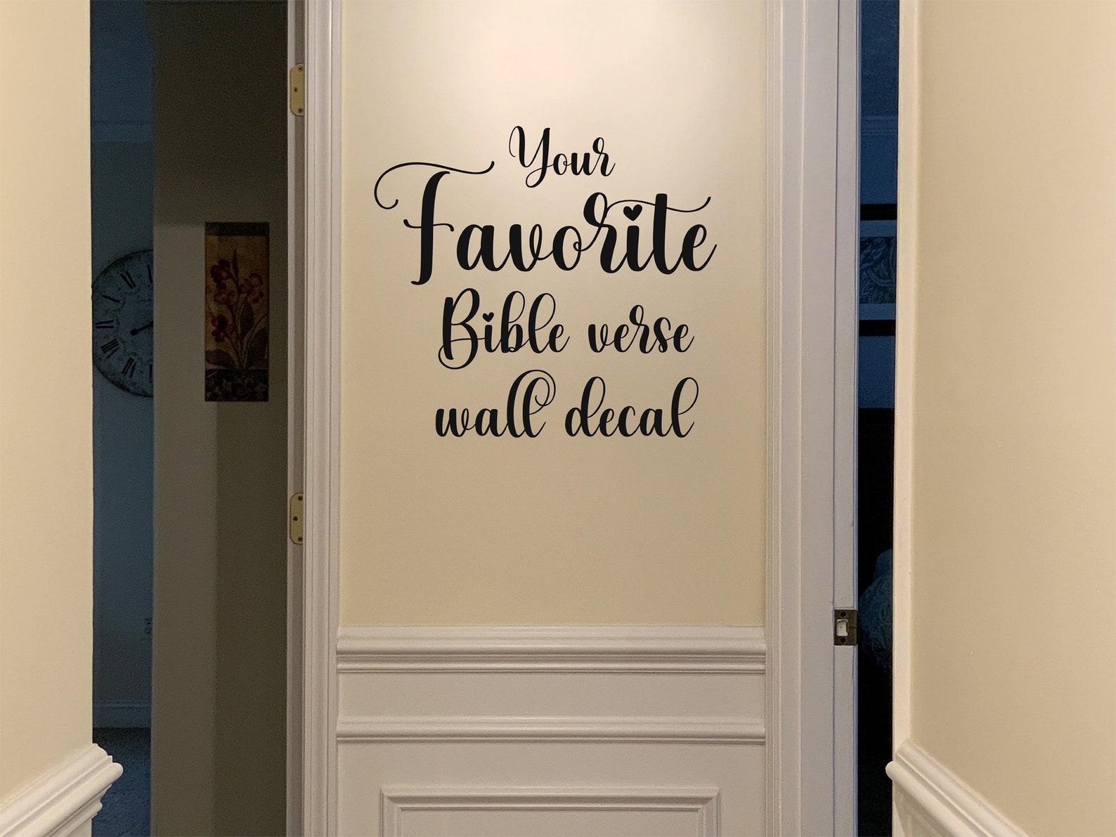 Christian wall decal wall decor vinyl decal decals | Etsy