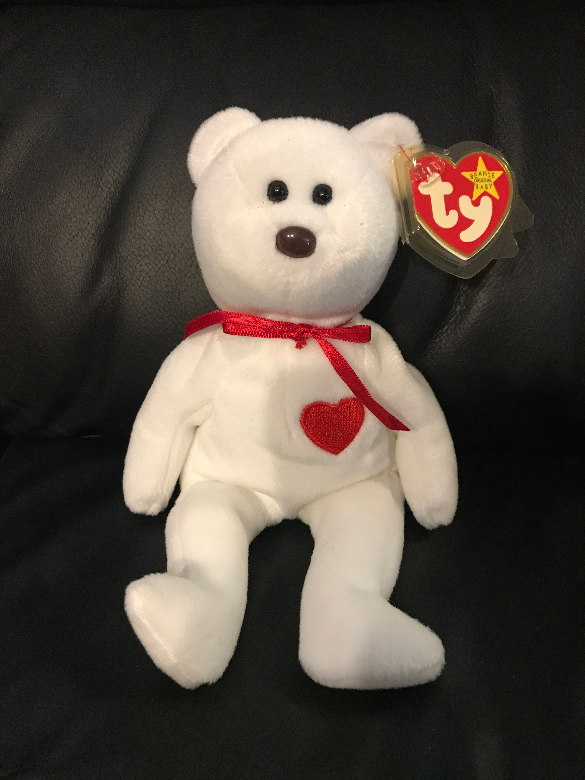 EXTREMELY Rare Collectible valentino Ty Bear W/tag Errors - Etsy