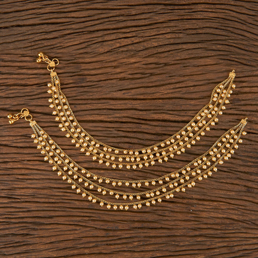 24K Gold Anklet Payal Indian Jewelry Silver Payal Panjeb Pakistani Jewelry Bollywood Jewelry Statement Jewelry Anklet gift Etsy Canada