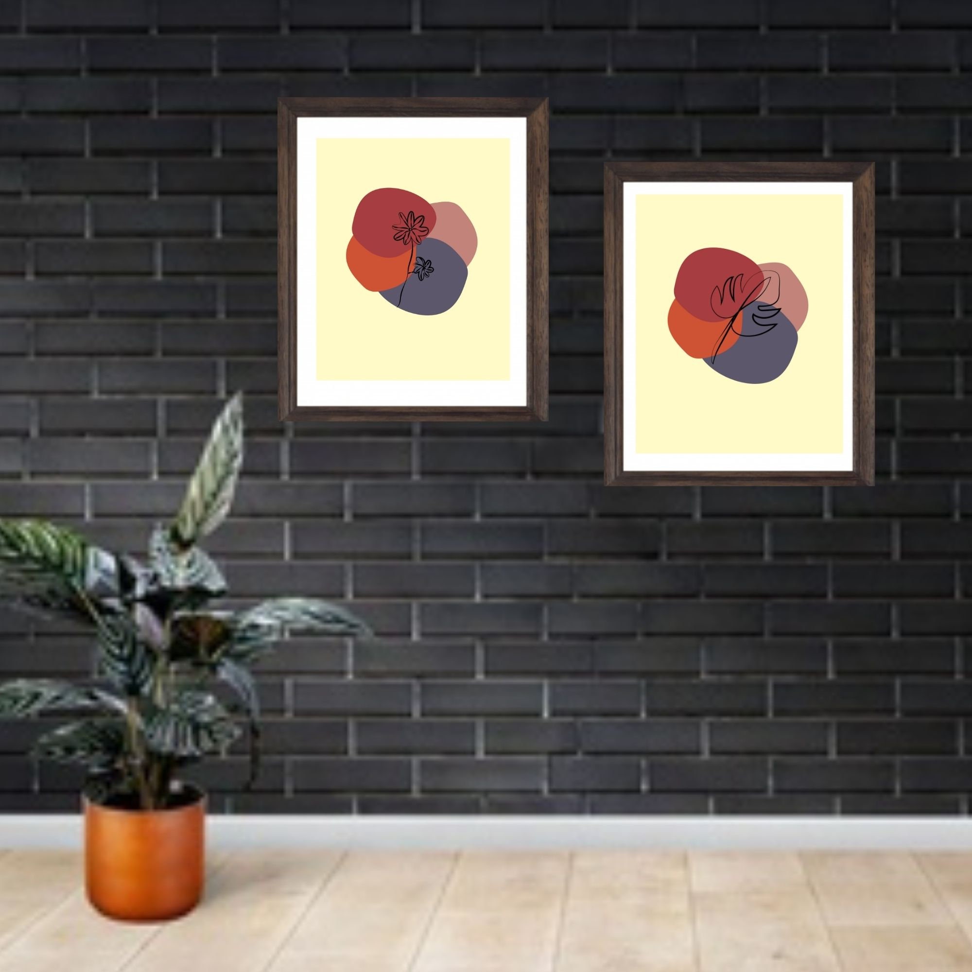 Abstract Wall Decor Digital Art Print Modern Abstract Wall | Etsy