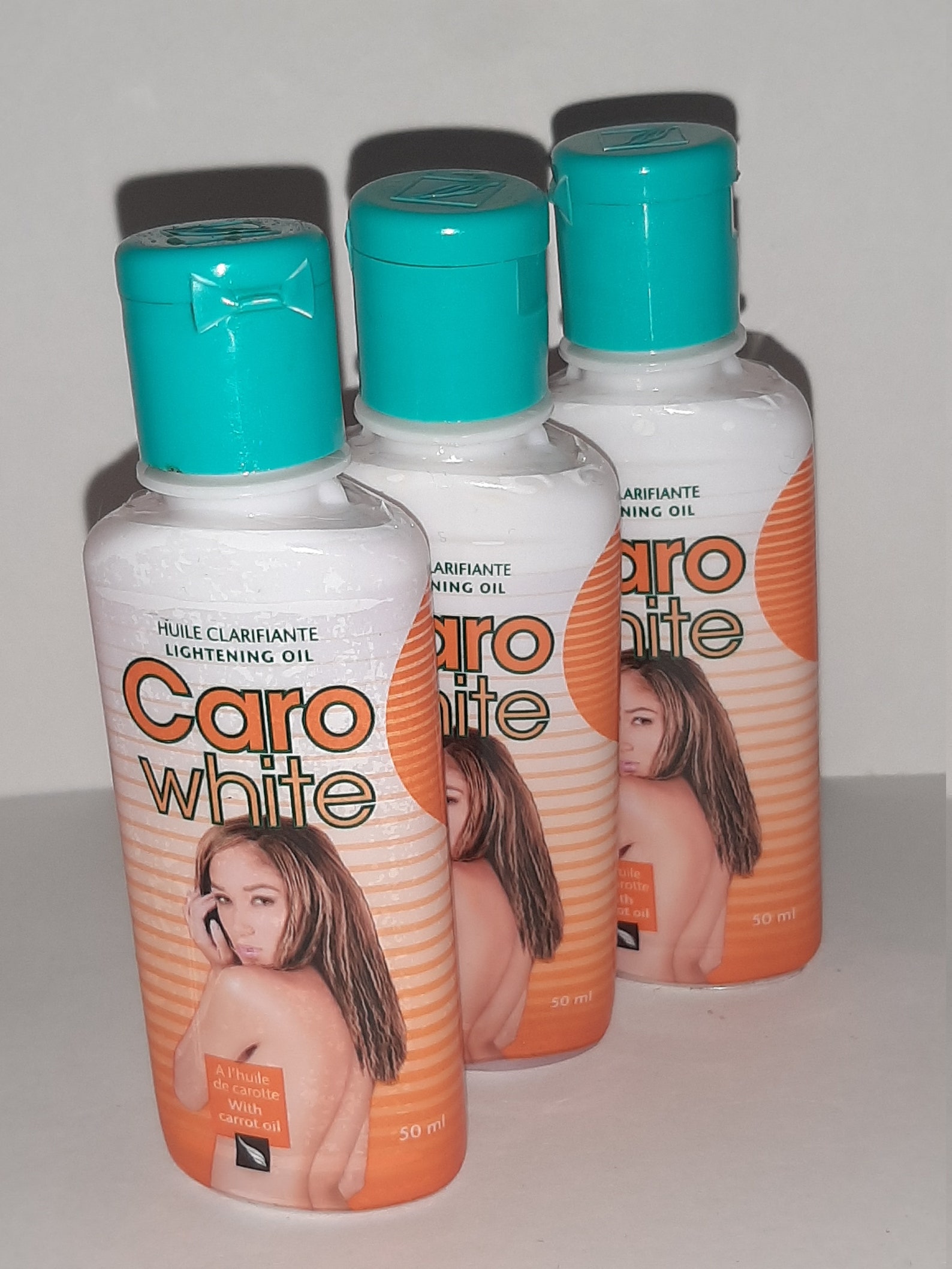3 bottles of Caro white lightening oil Etsy