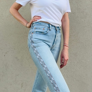 Levi s 501 Striped Etsy