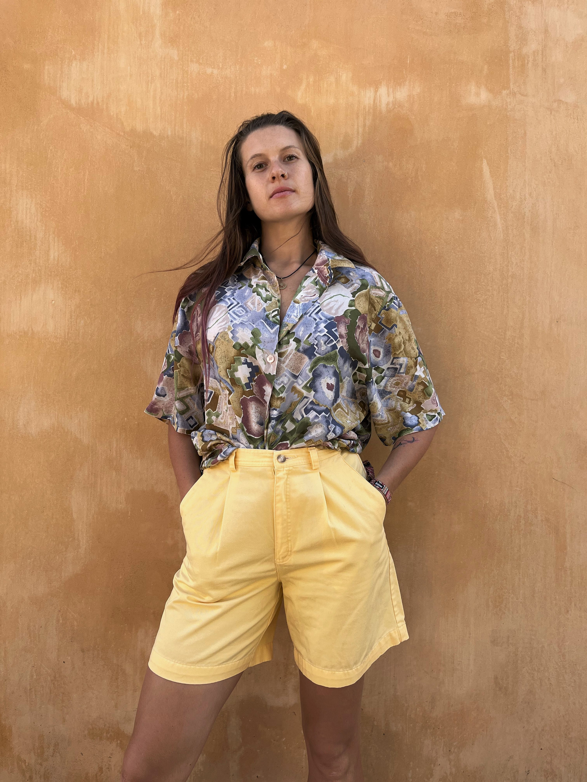 Yarn-Dyed Wool Bermuda Shorts main image 1